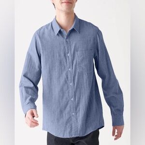 MUJI Double Gauze Button Down, Organic Cotton